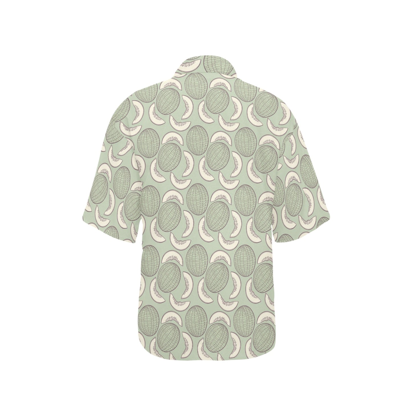 Cantaloupe Pattern Print Design 01 Women's Hawaiian Shirt