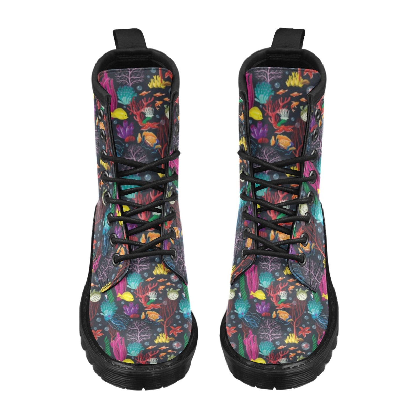 Underwater Cute Print Design LKS303 Women's Boots