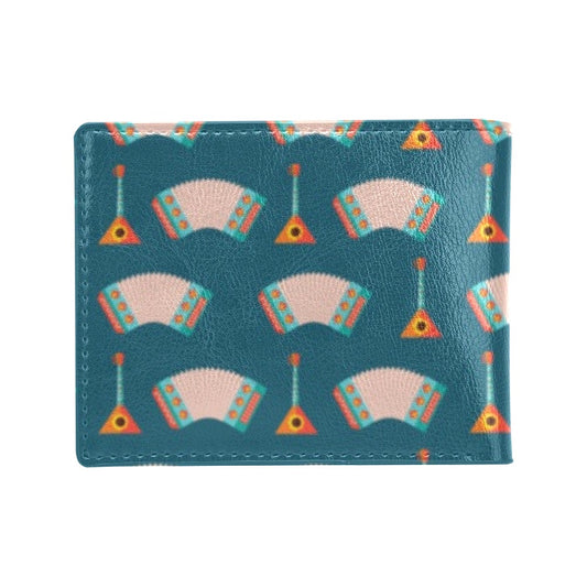 Accordion Print Design LKS402 Men's ID Card Wallet