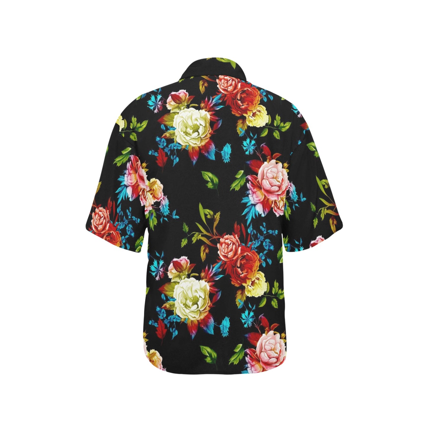 Peony Pattern Print Design PE07 Women's Hawaiian Shirt