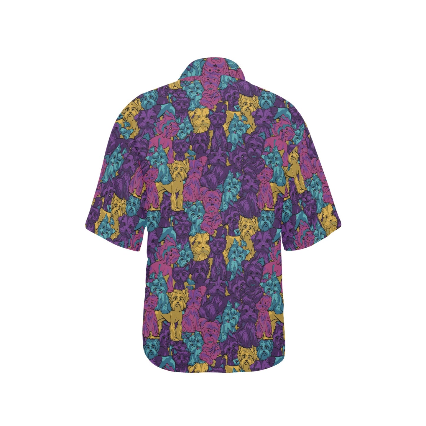 Yorkshire Terriers Print Design LKS3010 Women's Hawaiian Shirt