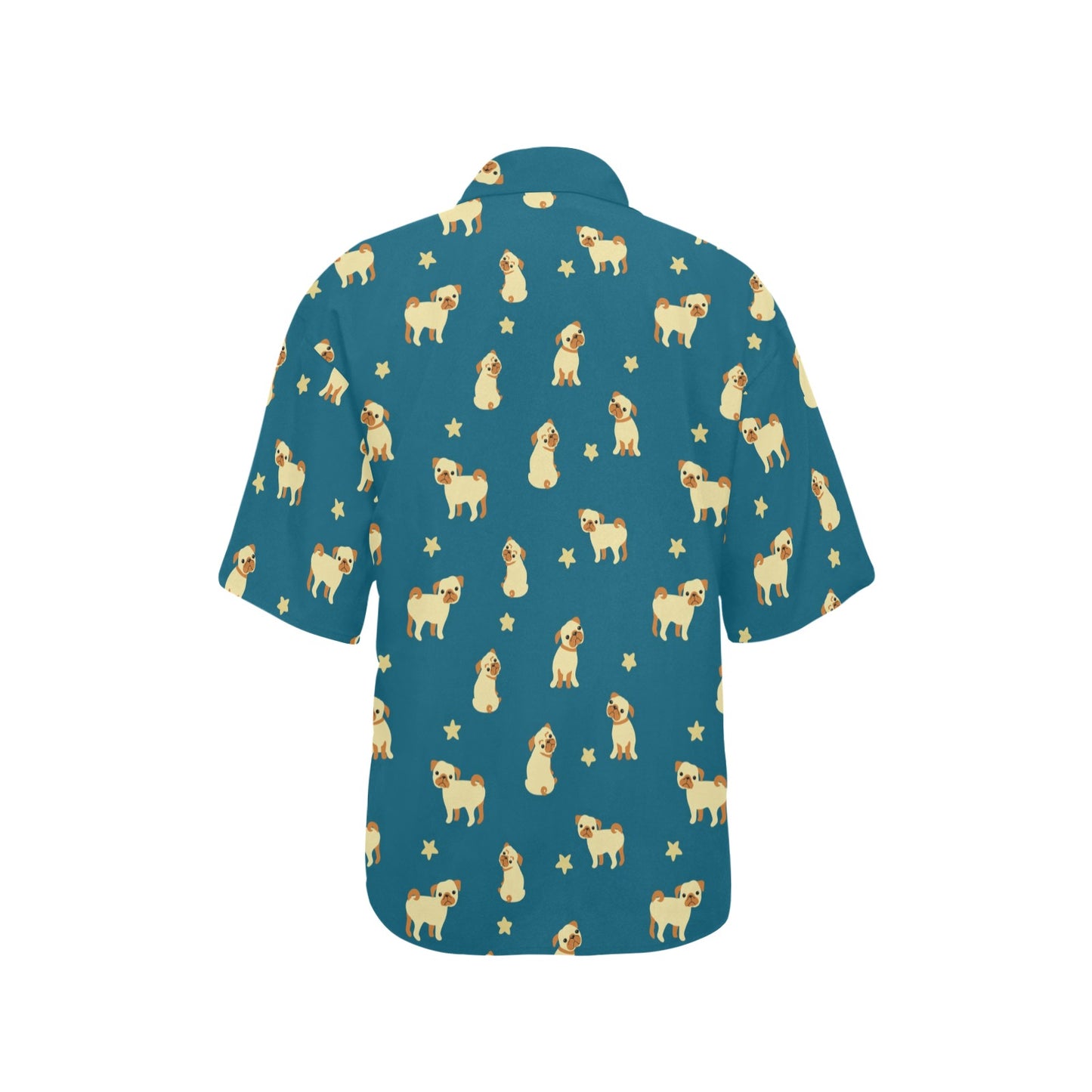 Pug Pattern Print Design A06 Women's Hawaiian Shirt