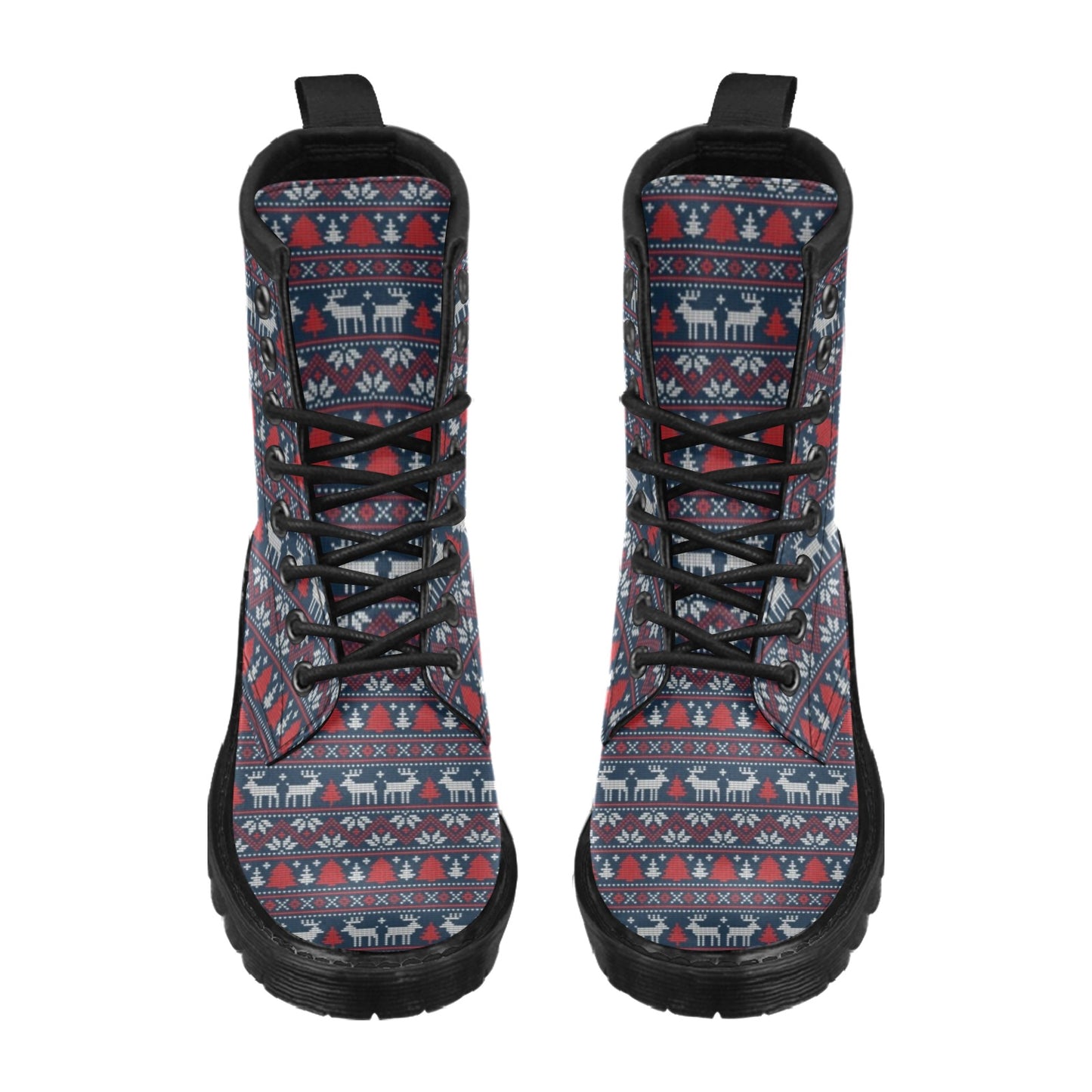 Reindeer Print Design LKS405 Women's Boots