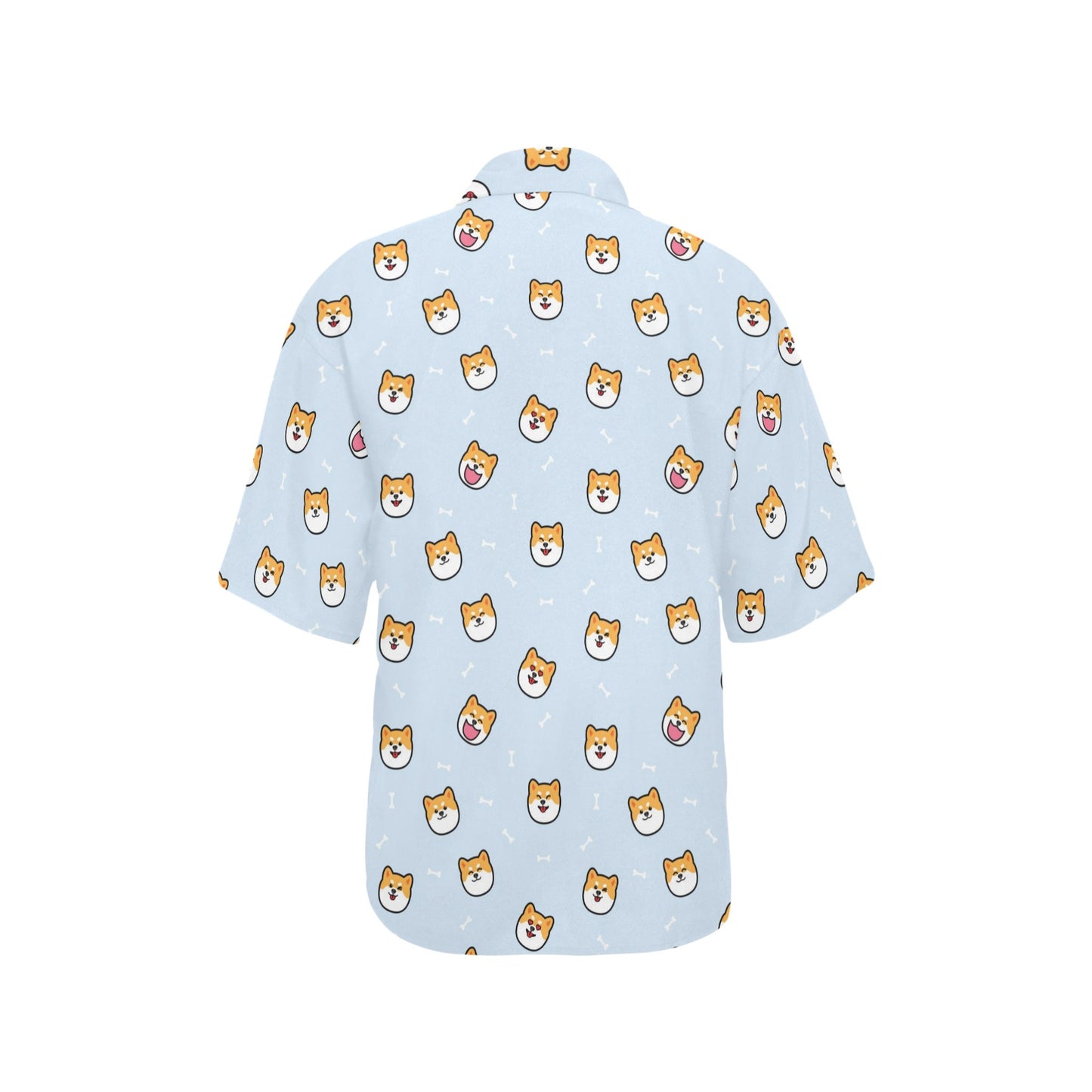 Shiba Inu Print Design LKS3012 Women's Hawaiian Shirt