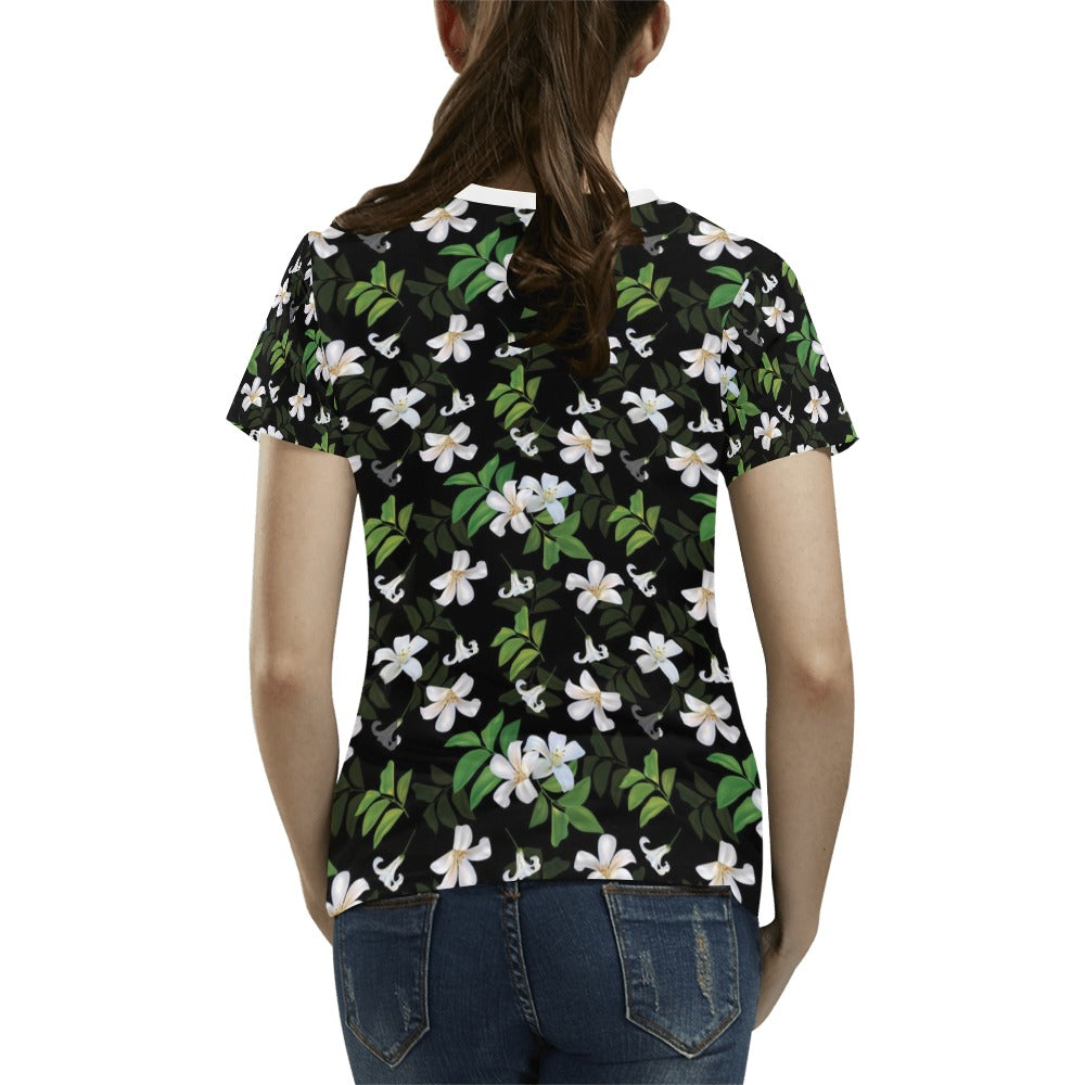Sampaguita Print Design LKS301 Women's T-shirt