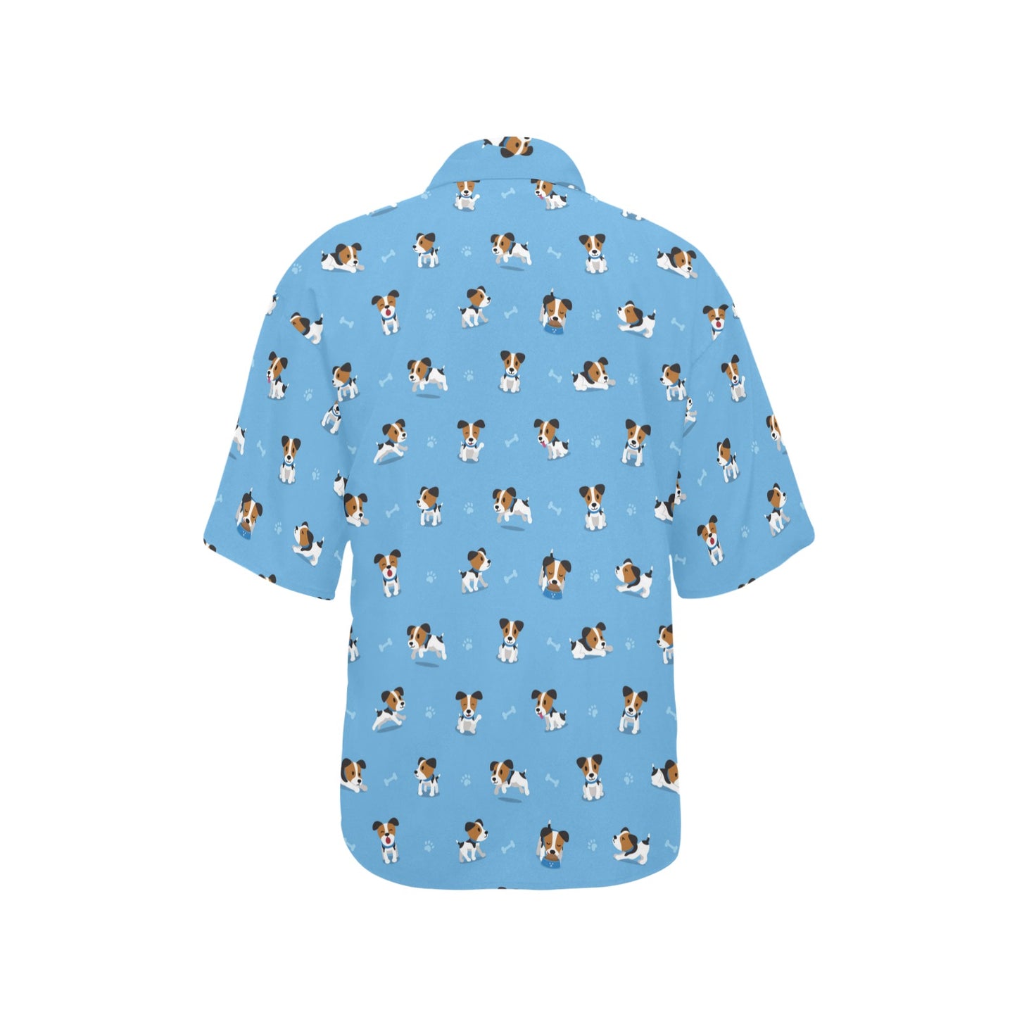 Russell Terriers Print Design LKS3010 Women's Hawaiian Shirt