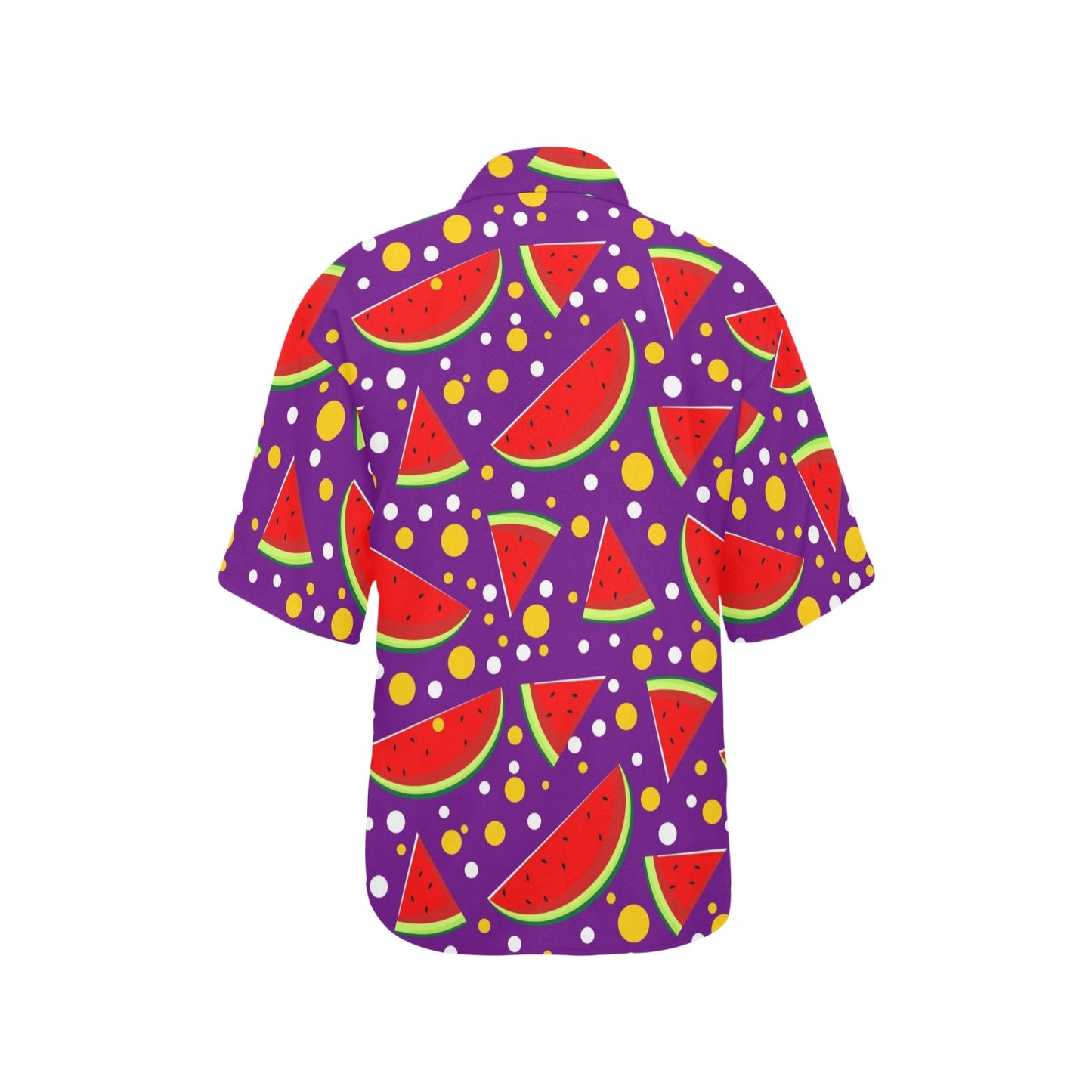 Watermelon Pattern Print Design WM010 Women's Hawaiian Shirt