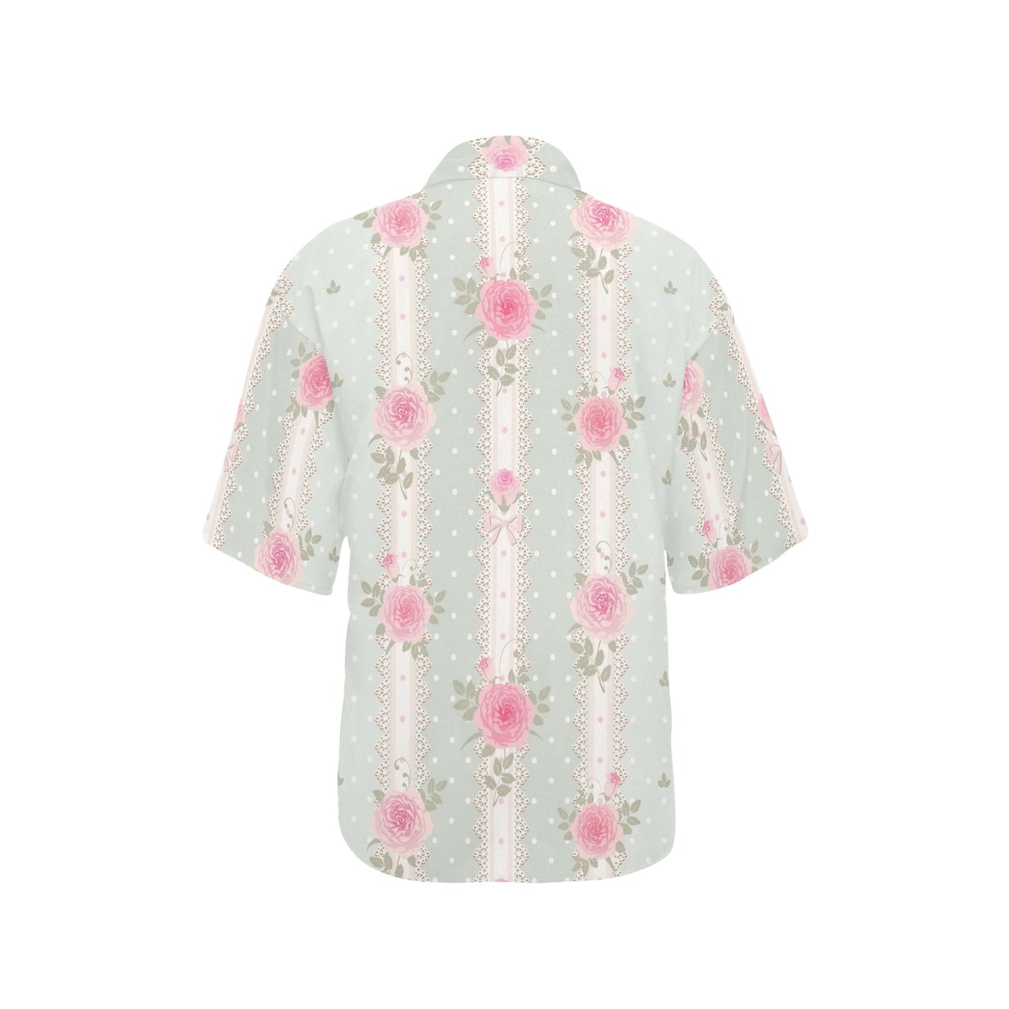 Rose Pattern Print Design RO016 Women's Hawaiian Shirt