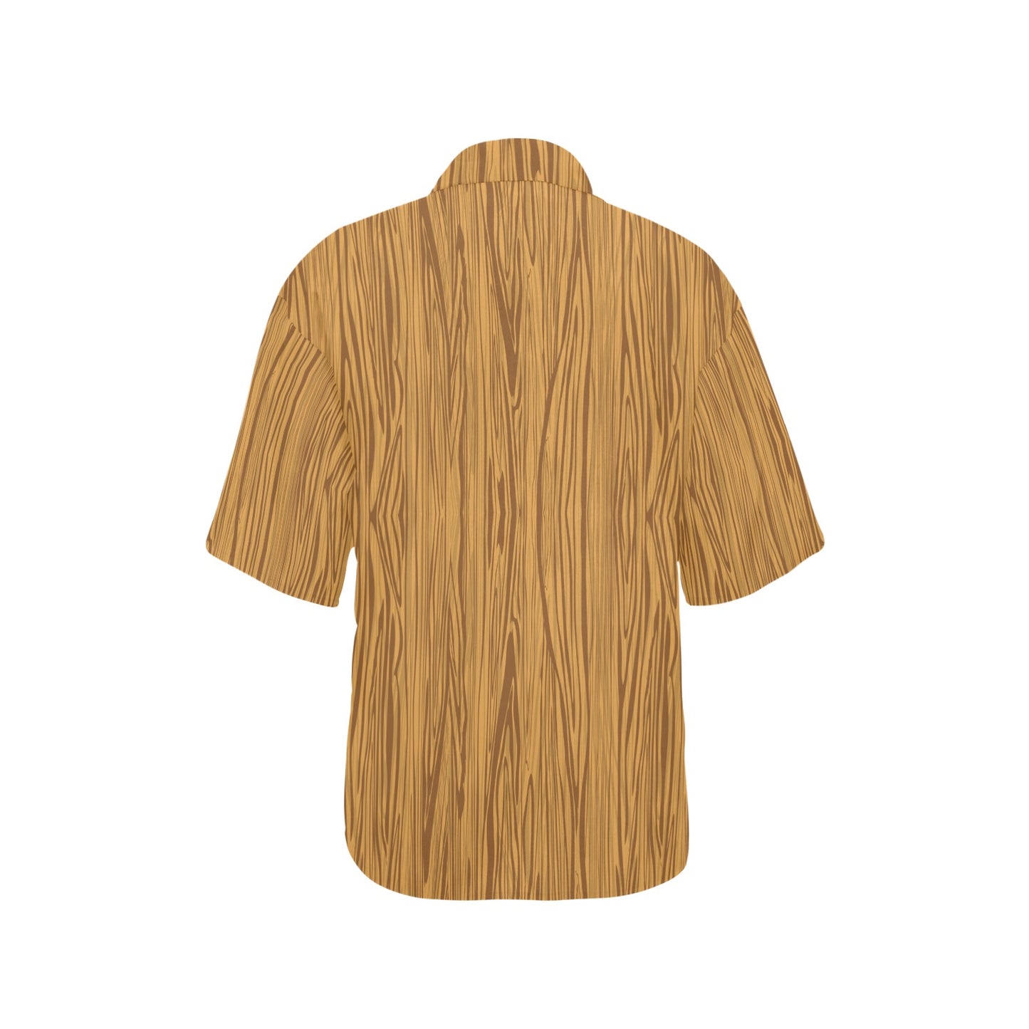 Wood Texture Print Design LKS301 Women's Hawaiian Shirt