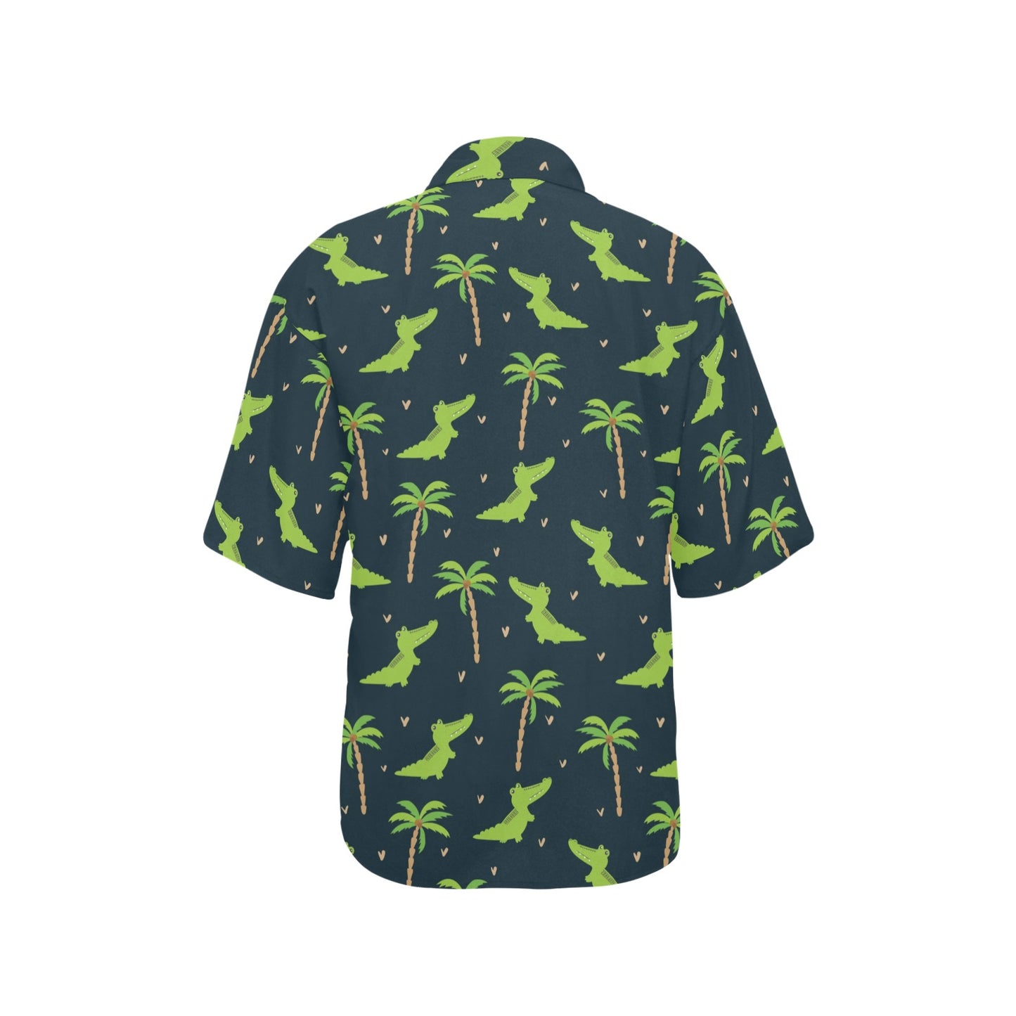 Alligator Pattern Print Design 02 Women's Hawaiian Shirt