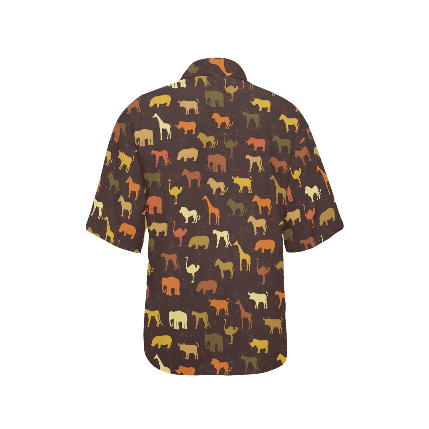 Safari Animal Print Design LKS301 Women's Hawaiian Shirt