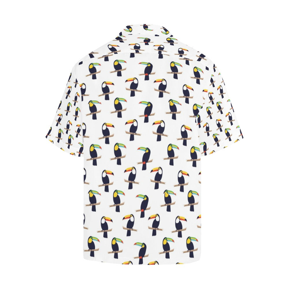 Toucan Print Design LKS305 Men's Hawaiian Shirt