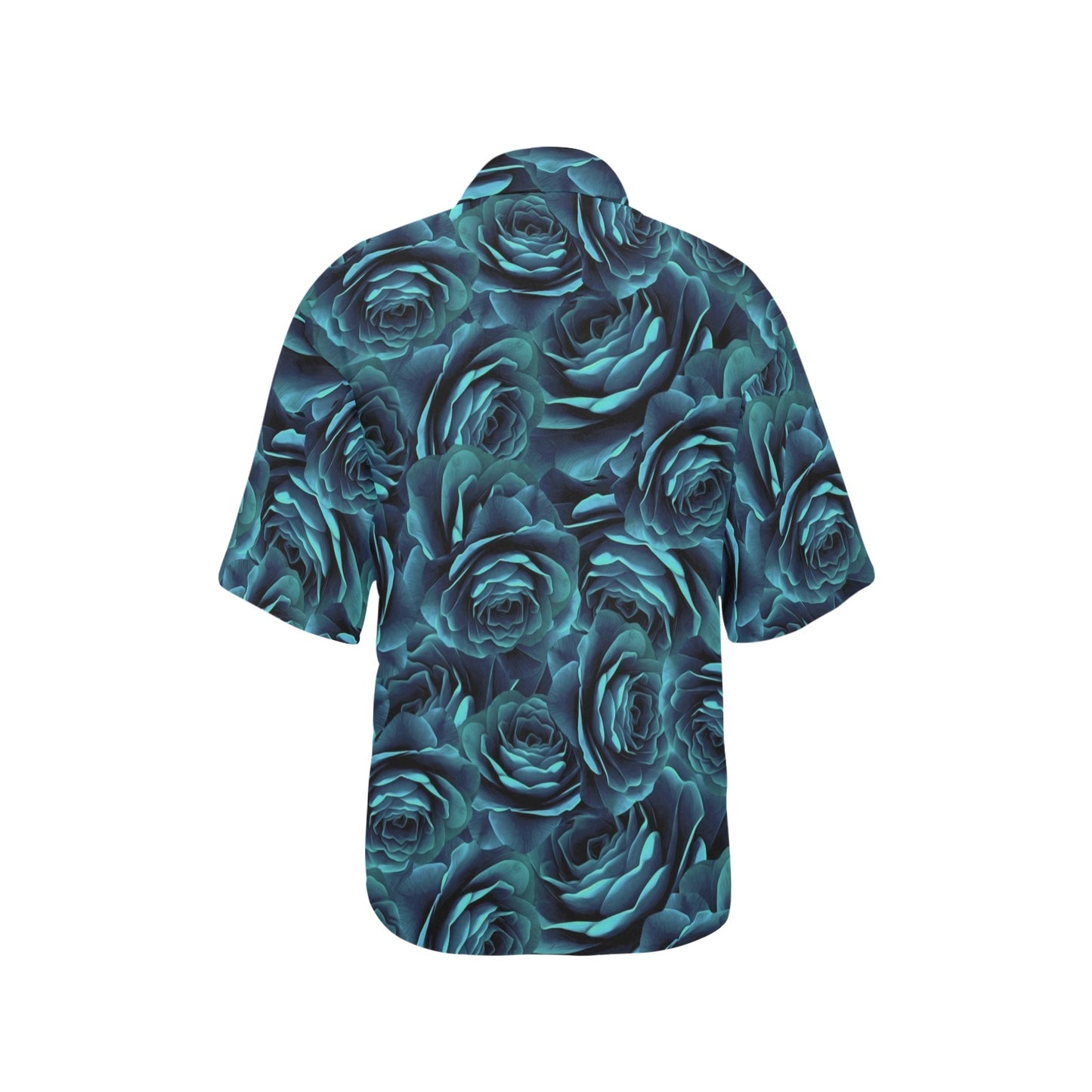 Camellia Pattern Print Design CM04 Women's Hawaiian Shirt