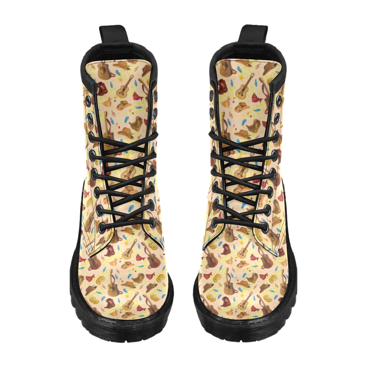 Western Lifestyle Print Design LKS303 Women's Boots