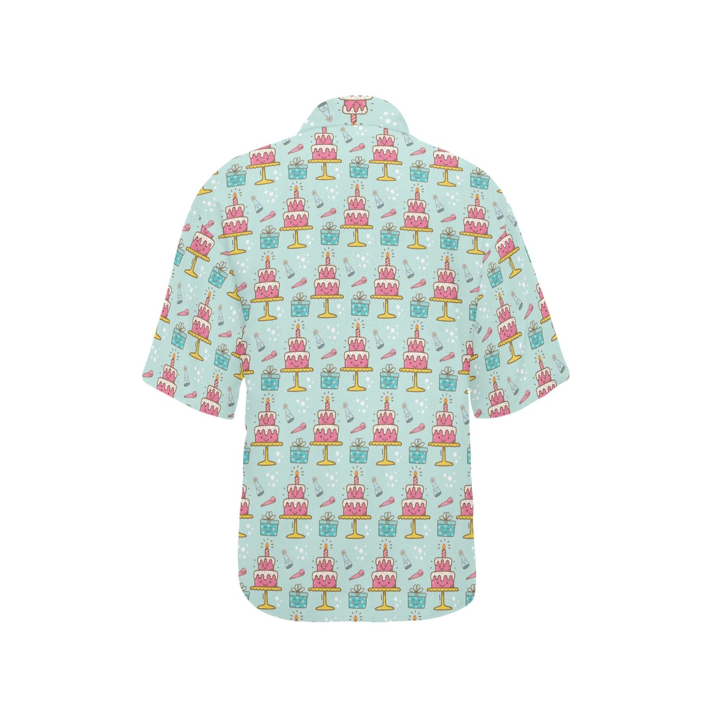 Cake Pattern Print Design 06 Women's Hawaiian Shirt