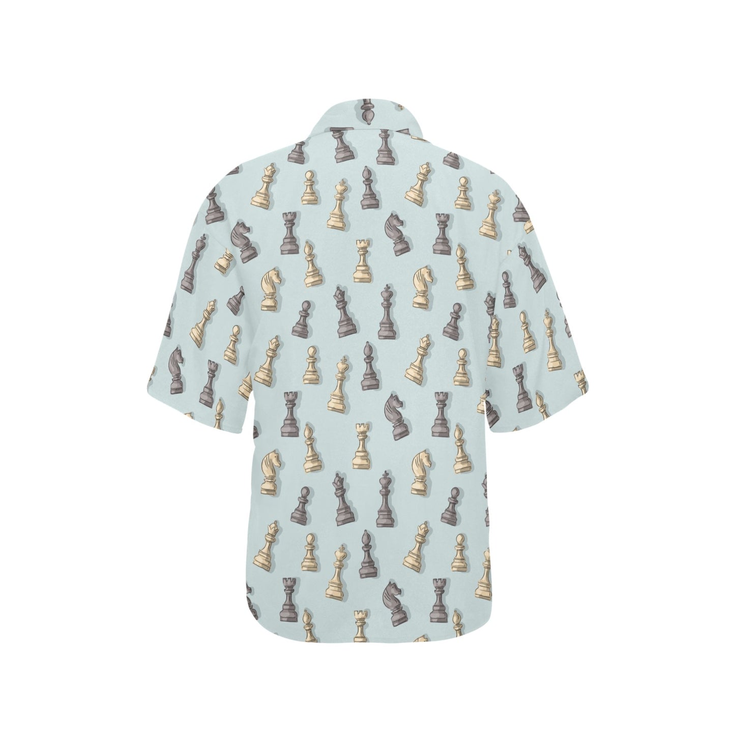 Chess Pattern Print Design 02 Women's Hawaiian Shirt