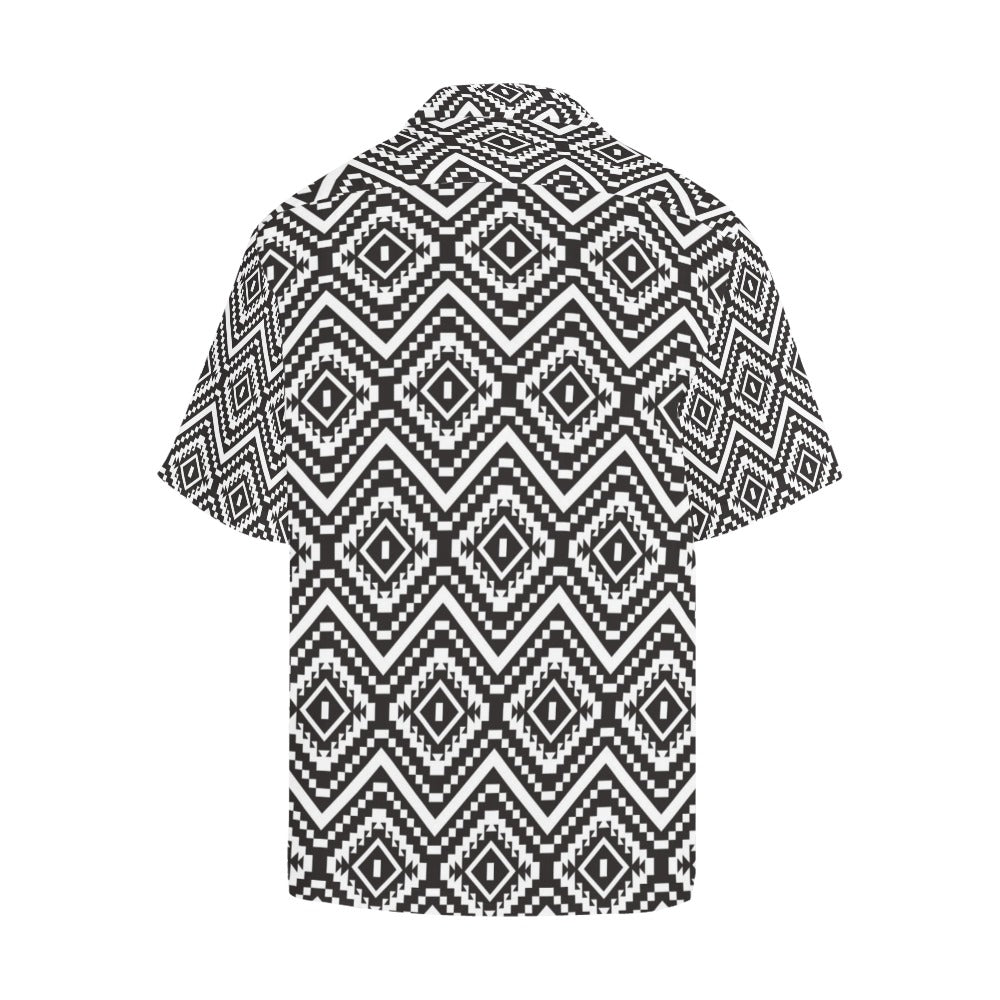 Tribal Pattern Print Design LKS303 Men's Hawaiian Shirt