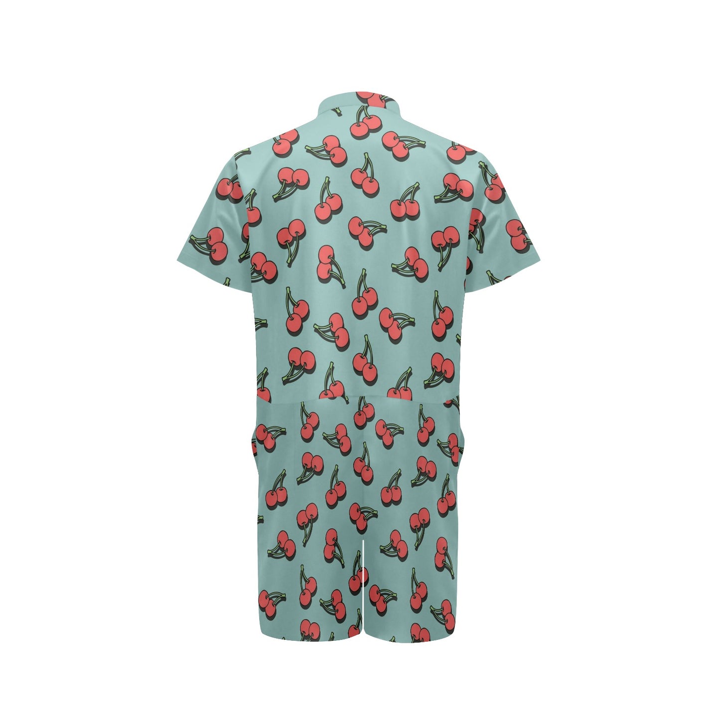 Cherry Pattern Print Design CH03 Men's Romper