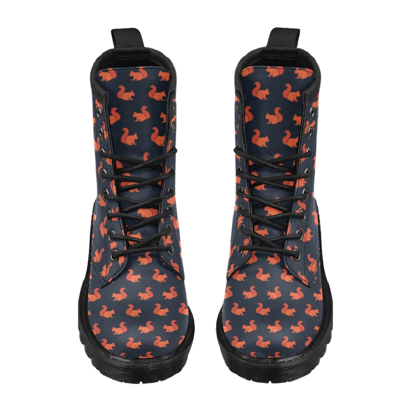 Squirrel Print Design LKS306 Women's Boots