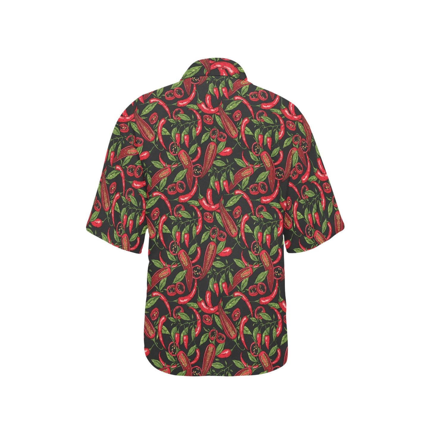 Chilli Pepper Pattern Print Design 02 Women's Hawaiian Shirt