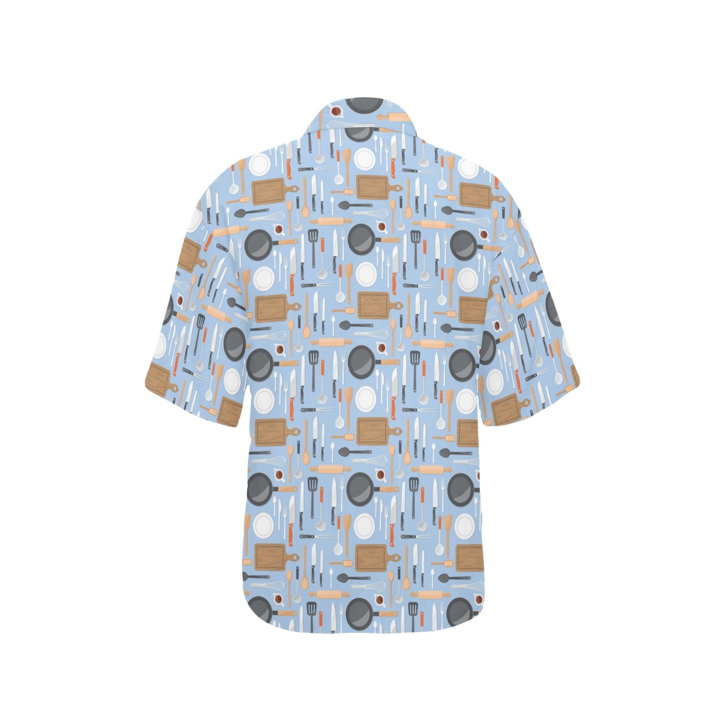 Cooking Kitchen Tools Pattern Print Design 02 Women's Hawaiian Shirt