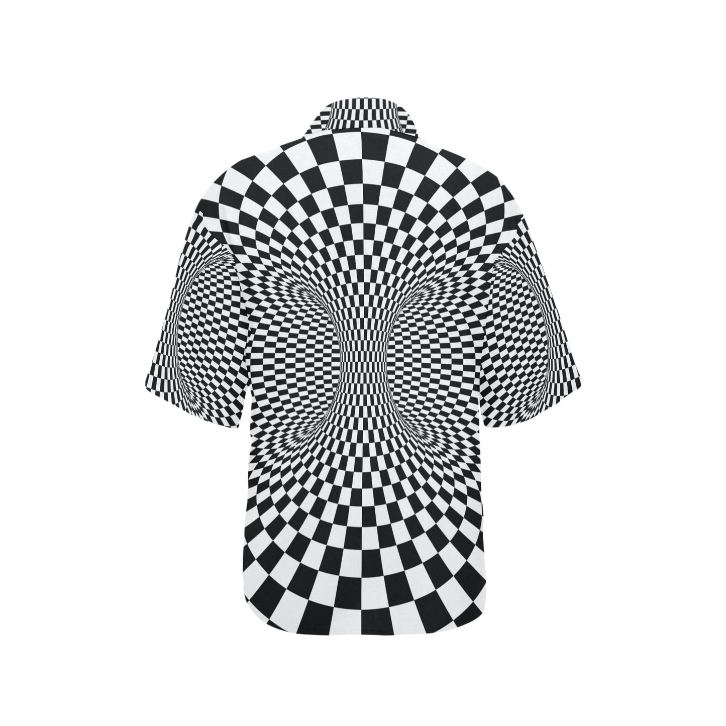 Optical illusion Projection Torus Women's Hawaiian Shirt