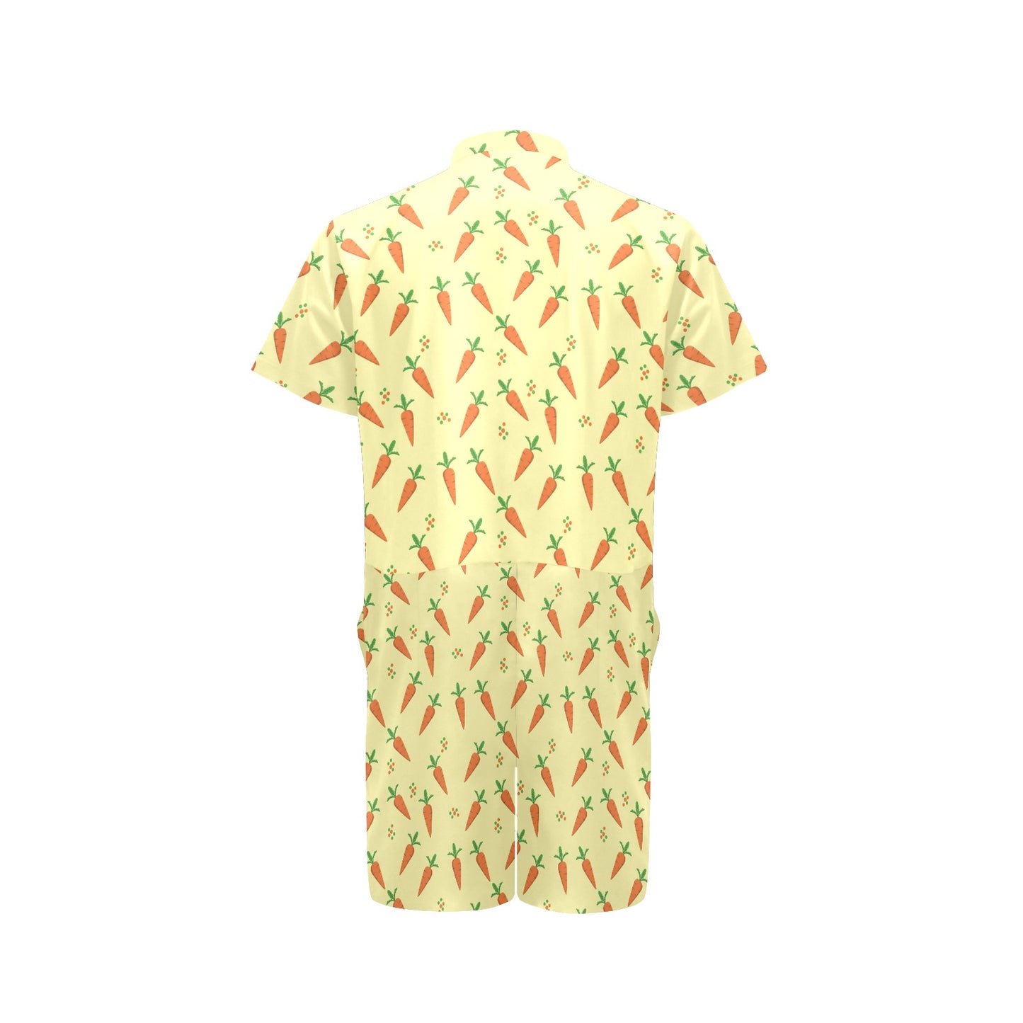 Carrot Pattern Print Design 04 Men's Romper