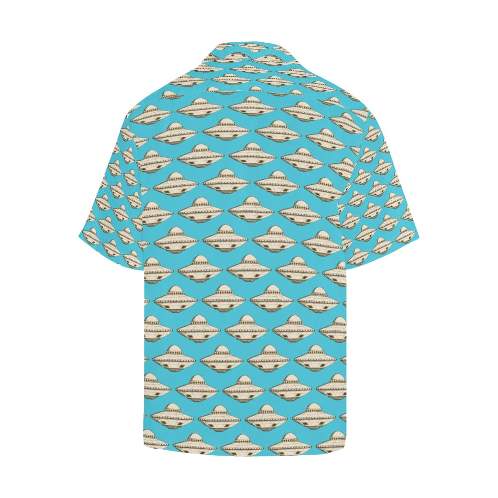 UFO Print Design LKS301 Men's Hawaiian Shirt