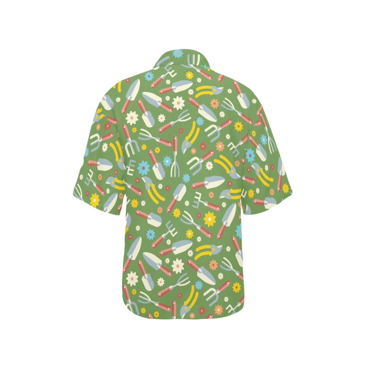 Gardening Pattern Print Design G06 Women's Hawaiian Shirt