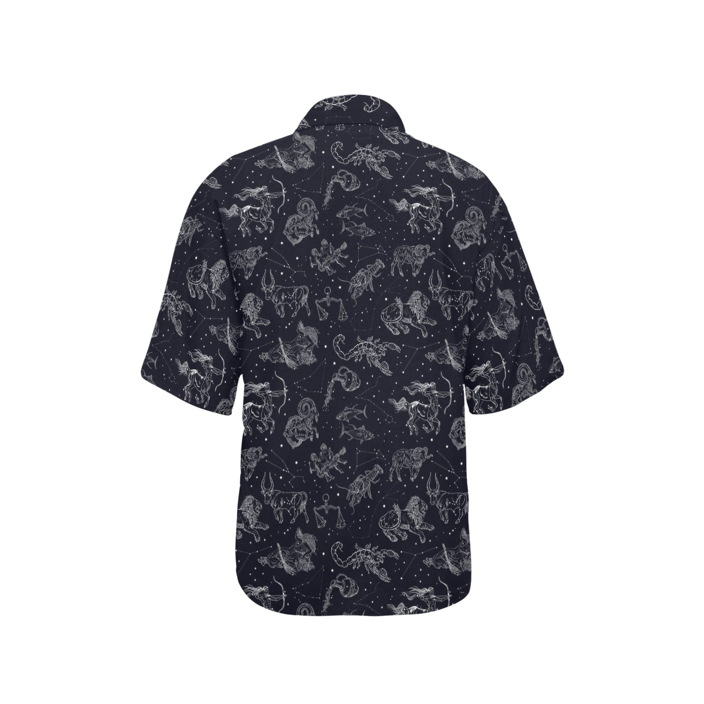 Zodiac Print Design LKS304 Women's Hawaiian Shirt