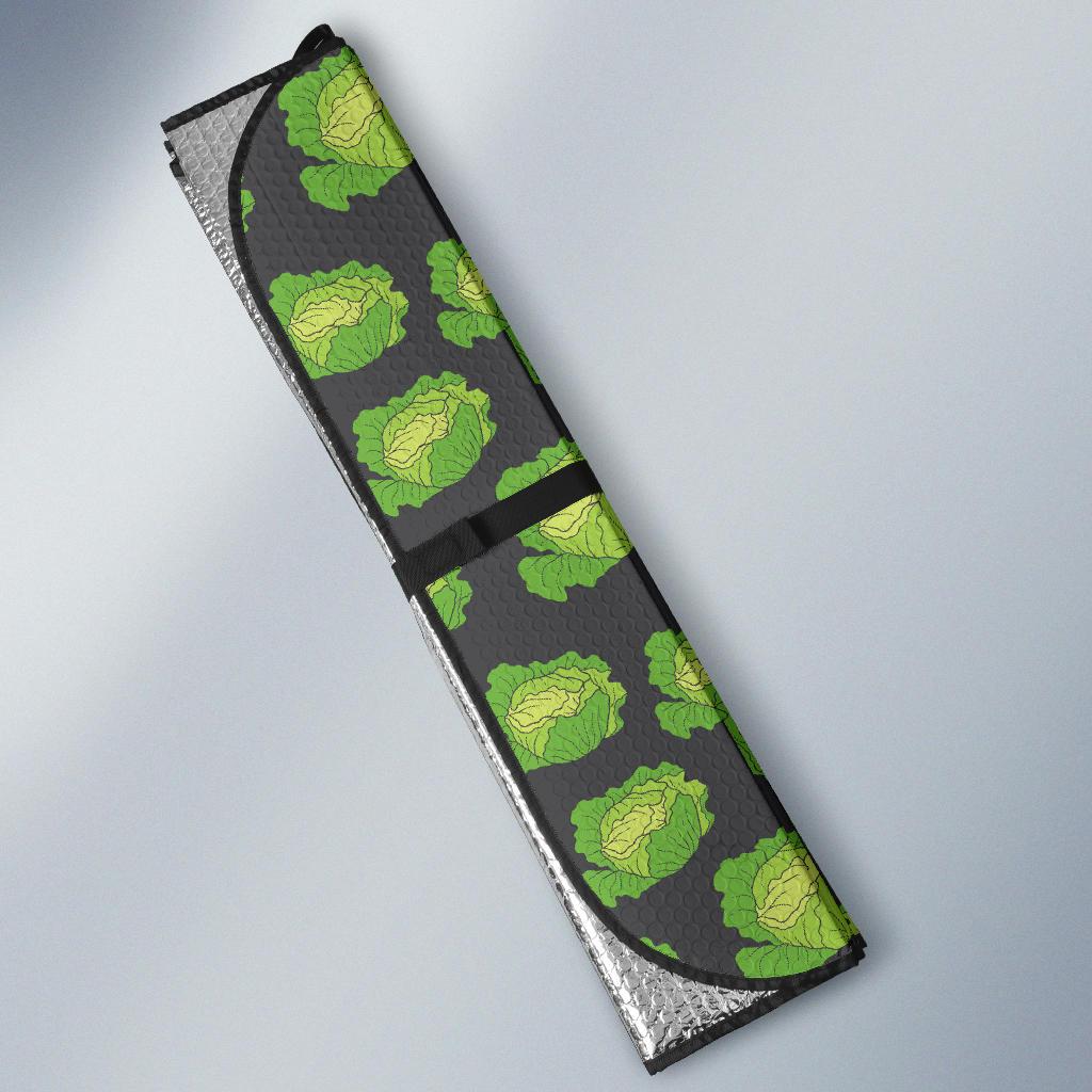 Cabbage Pattern Print Design 01 Car Sun Shade-JORJUNE.COM