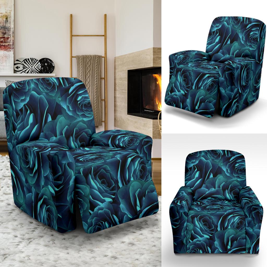 Camellia Pattern Print Design CM04 Recliner Slipcover-JORJUNE.COM