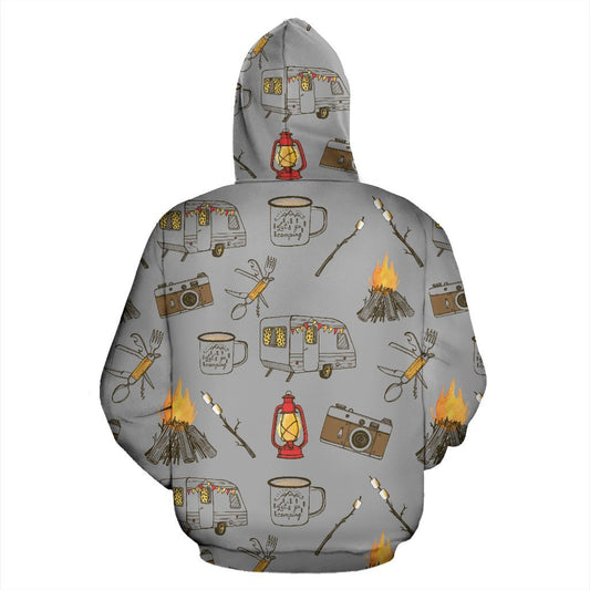 Camper Camping Pullover Hoodie