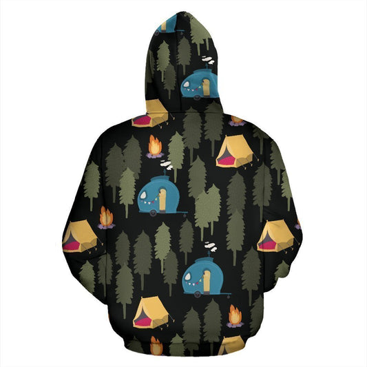 Camper Camping Pullover Hoodie