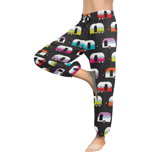 Camper Caravan Pattern Harem Pants