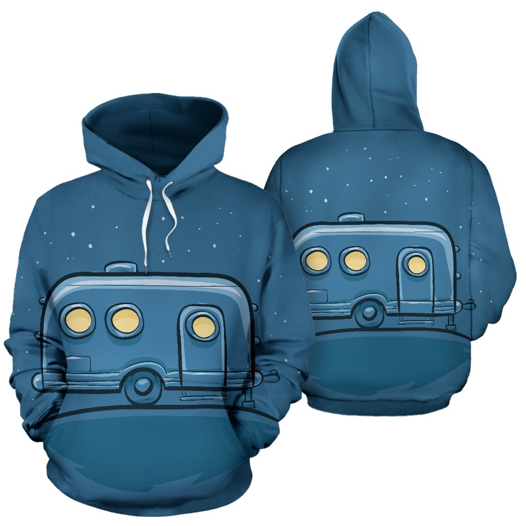Camper Night Design All Over Print Hoodie