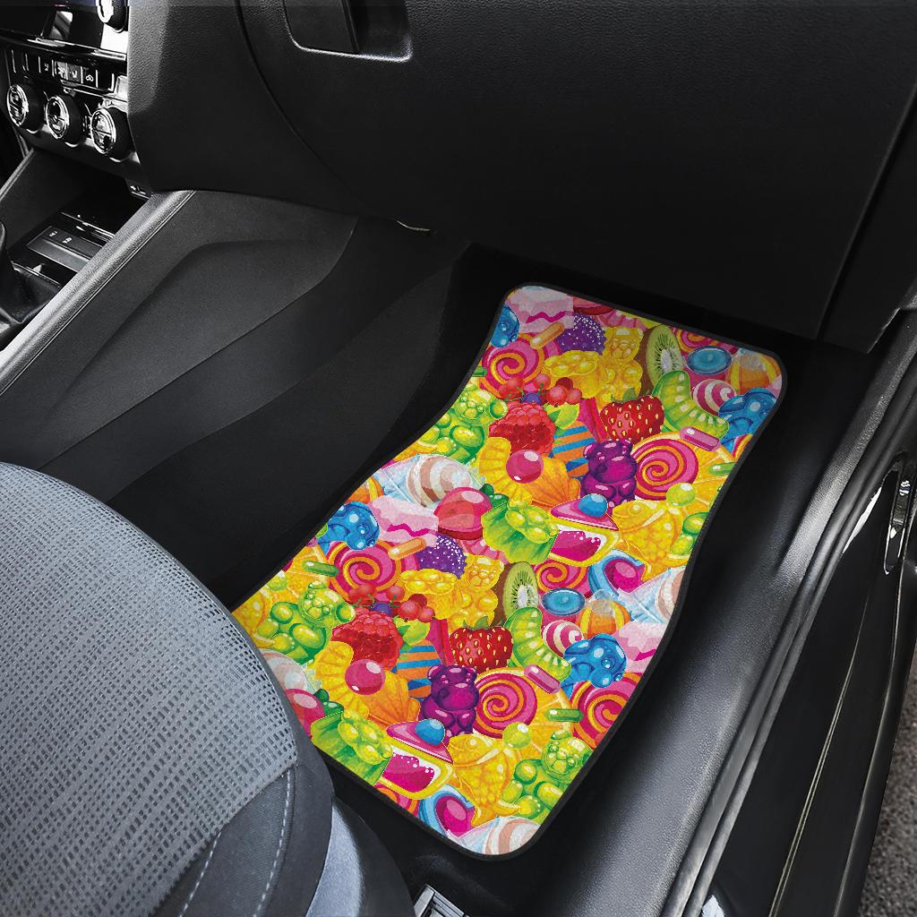 Candy Pattern Print Design CA01 Car Floor Mats-JorJune