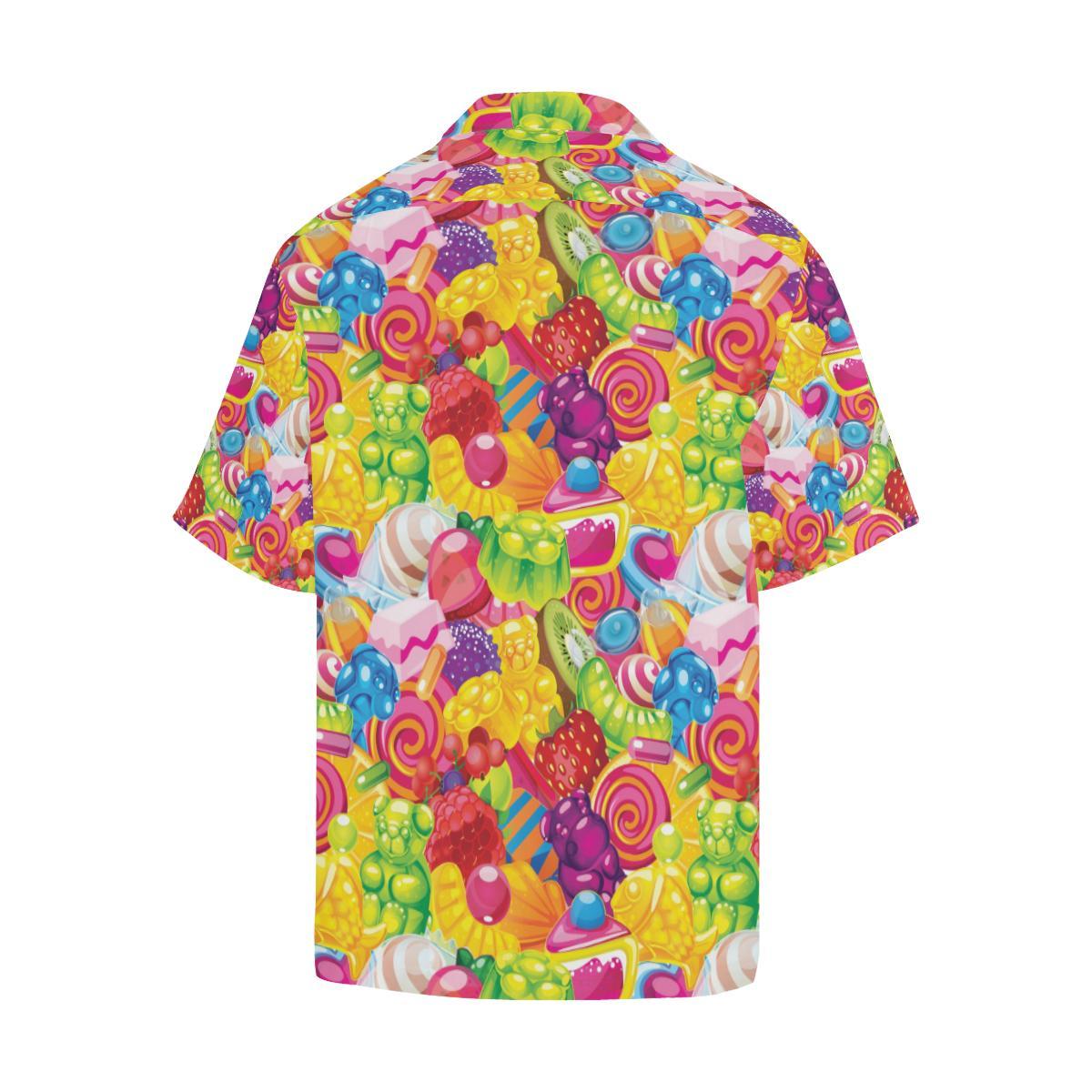 Candy Pattern Print Design CA01 Men Hawaiian Shirt-JorJune