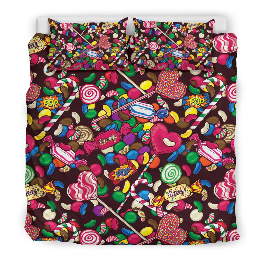 Candy Pattern Print Design CA02 Duvet Cover Bedding Set-JORJUNE.COM