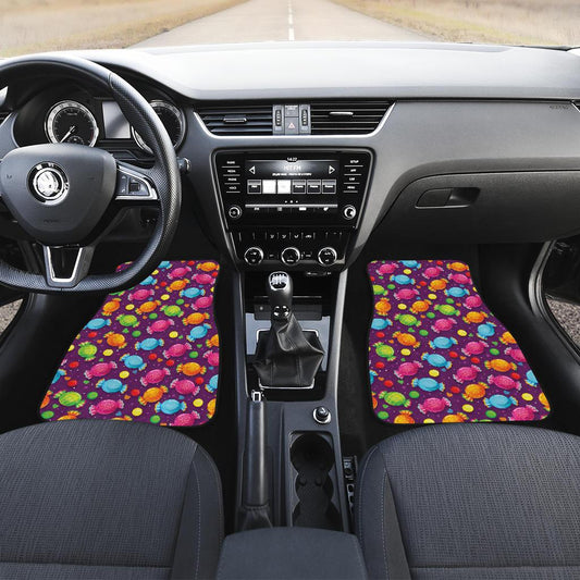 Candy Pattern Print Design CA05 Car Floor Mats-JorJune