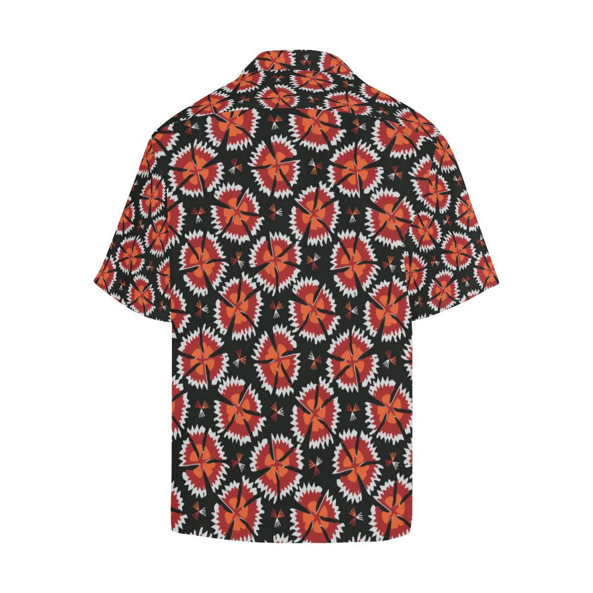 Carnations Pattern Print Design CN03 Men Hawaiian Shirt-JorJune
