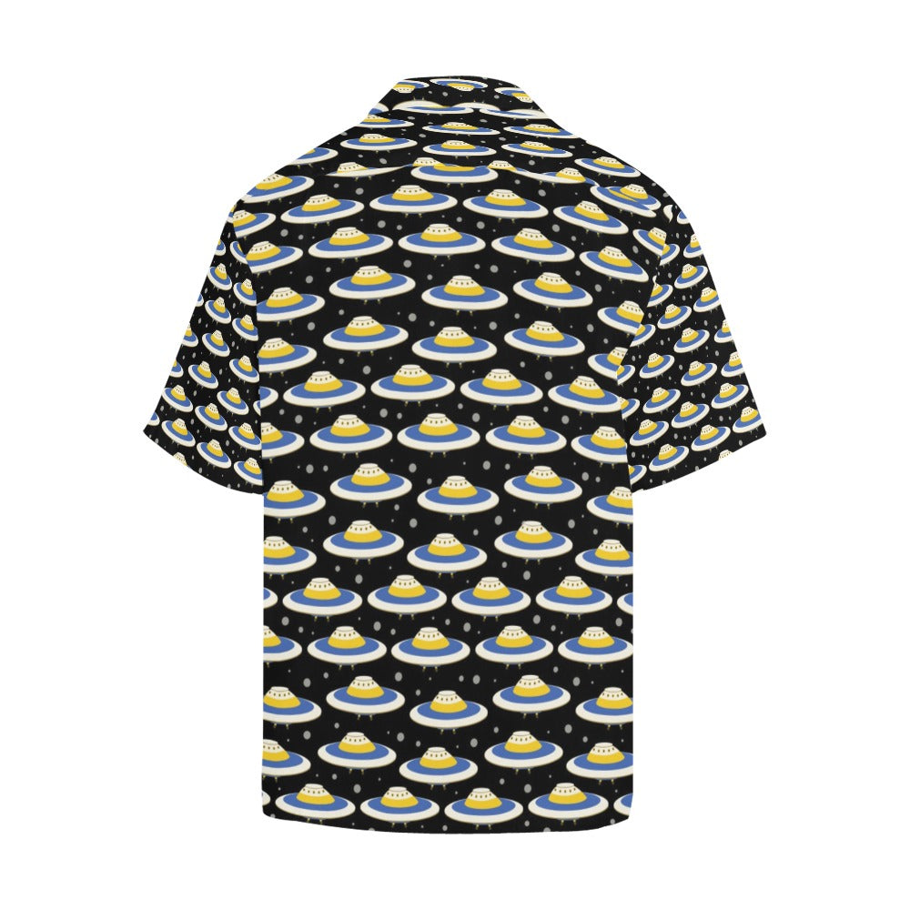 UFO Print Design LKS303 Men's Hawaiian Shirt