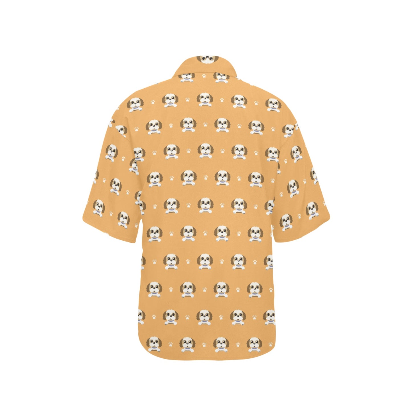 Shih Tzu Print Design LKS303 Women's Hawaiian Shirt