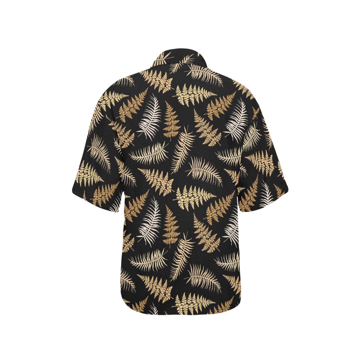 Fern Leave Bright Print Pattern Women's Hawaiian Shirt