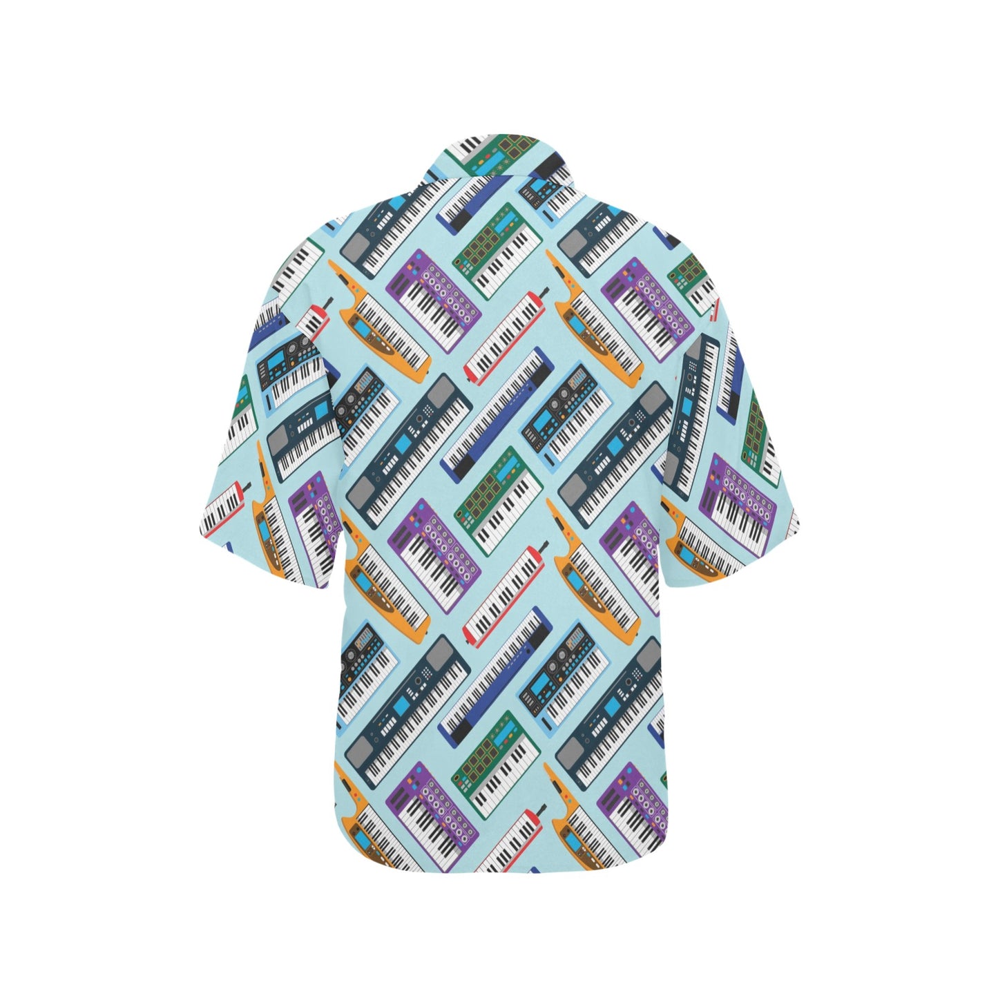Synthesizer Pattern Print Design 02 Women's Hawaiian Shirt