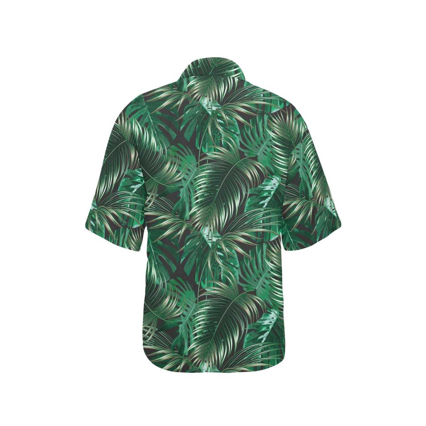 Tropical Flower Pattern Print Design TF012 Women's Hawaiian Shirt