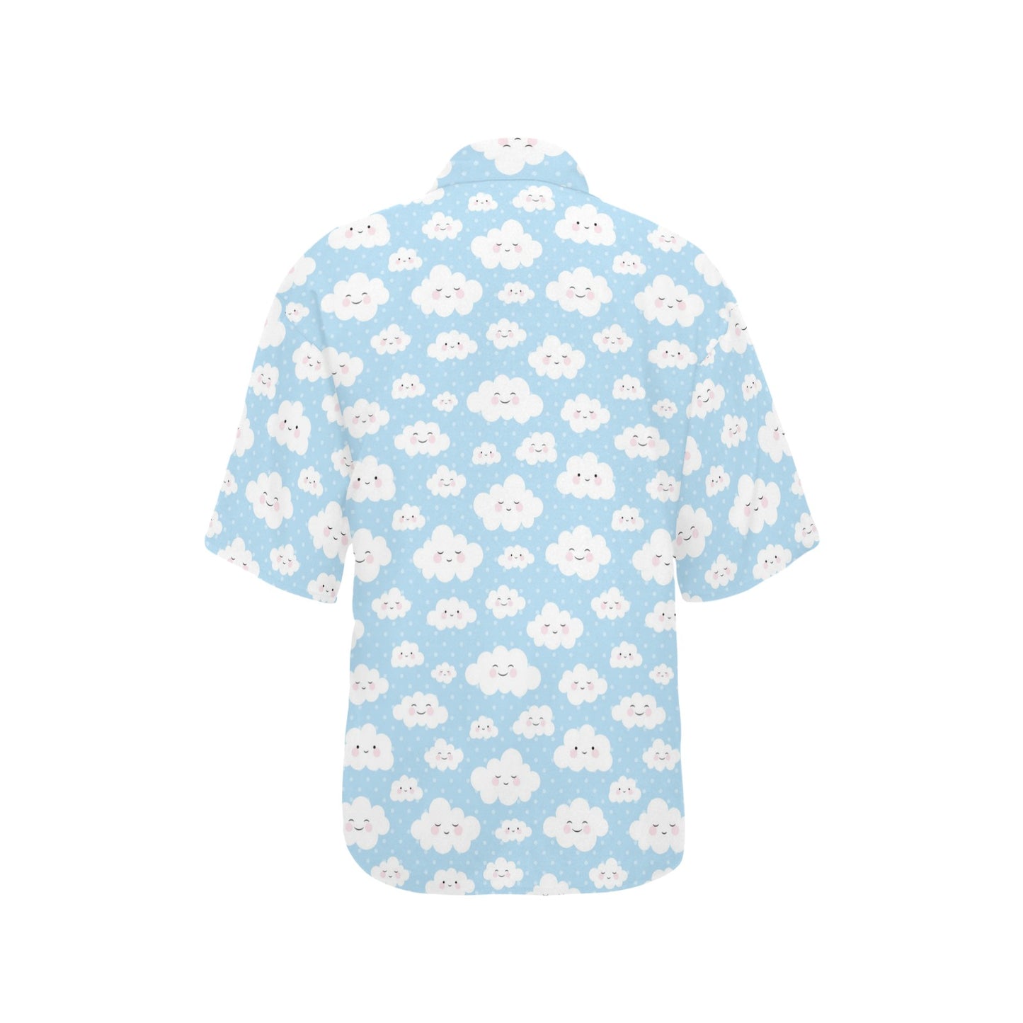 Cloud Pattern Print Design 02 Women's Hawaiian Shirt