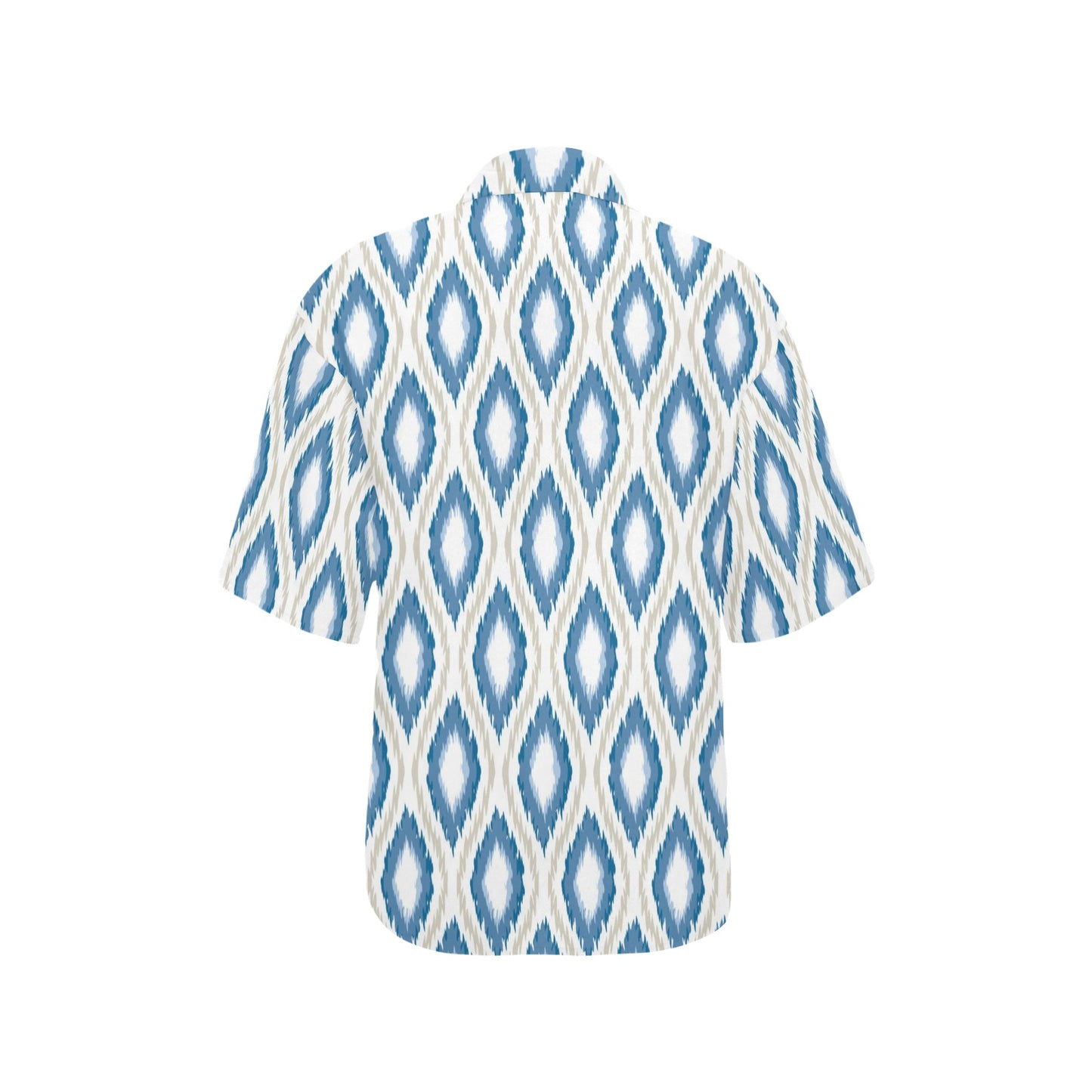 Ikat Pattern Print Design 02 Women's Hawaiian Shirt