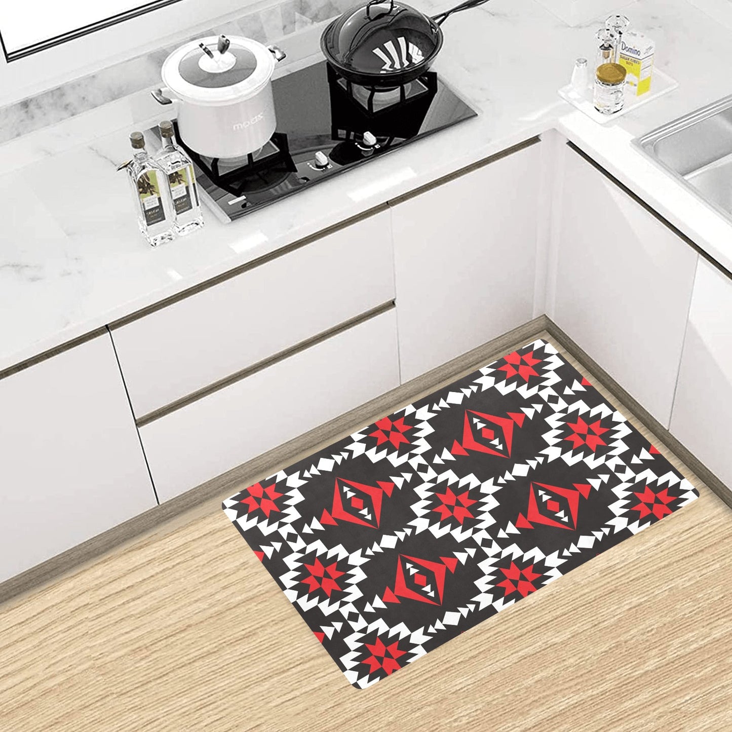 Navajo Pattern Print Design A02 Kitchen Mat