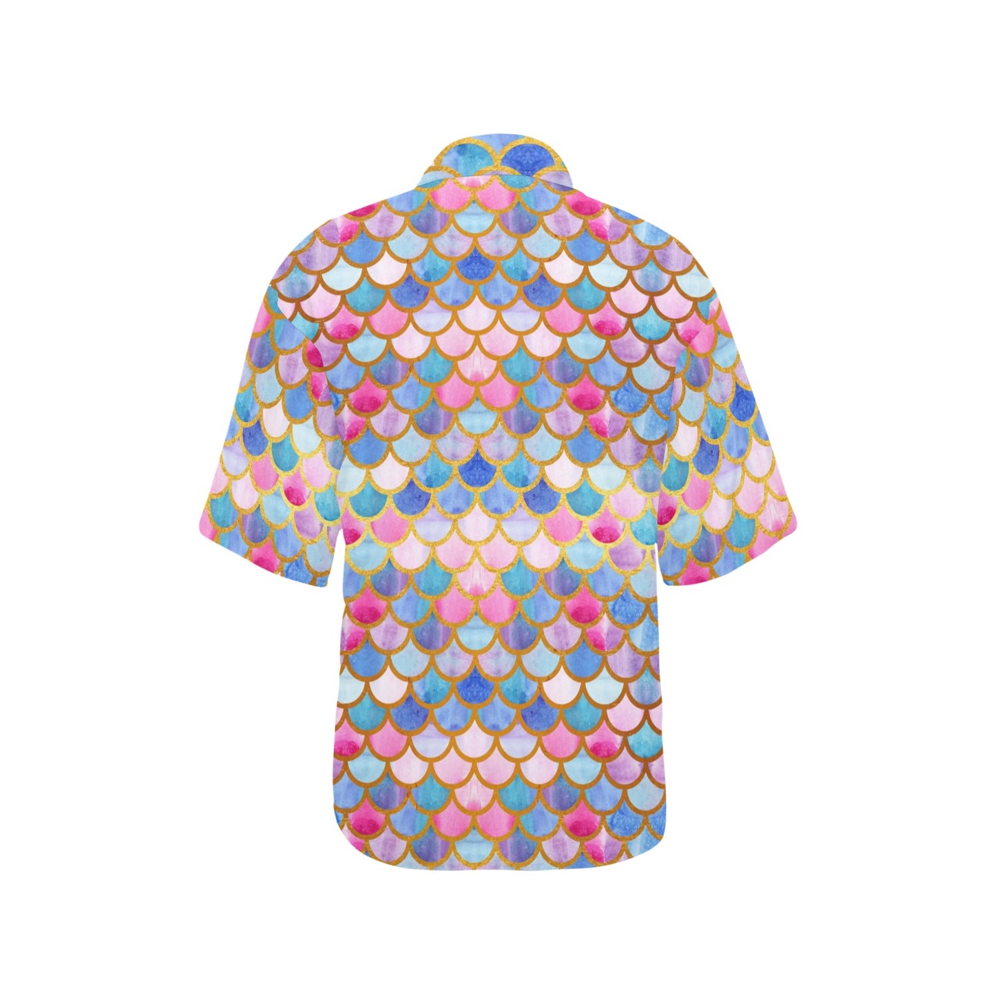 Scales Print Design LKS401 Women's Hawaiian Shirt